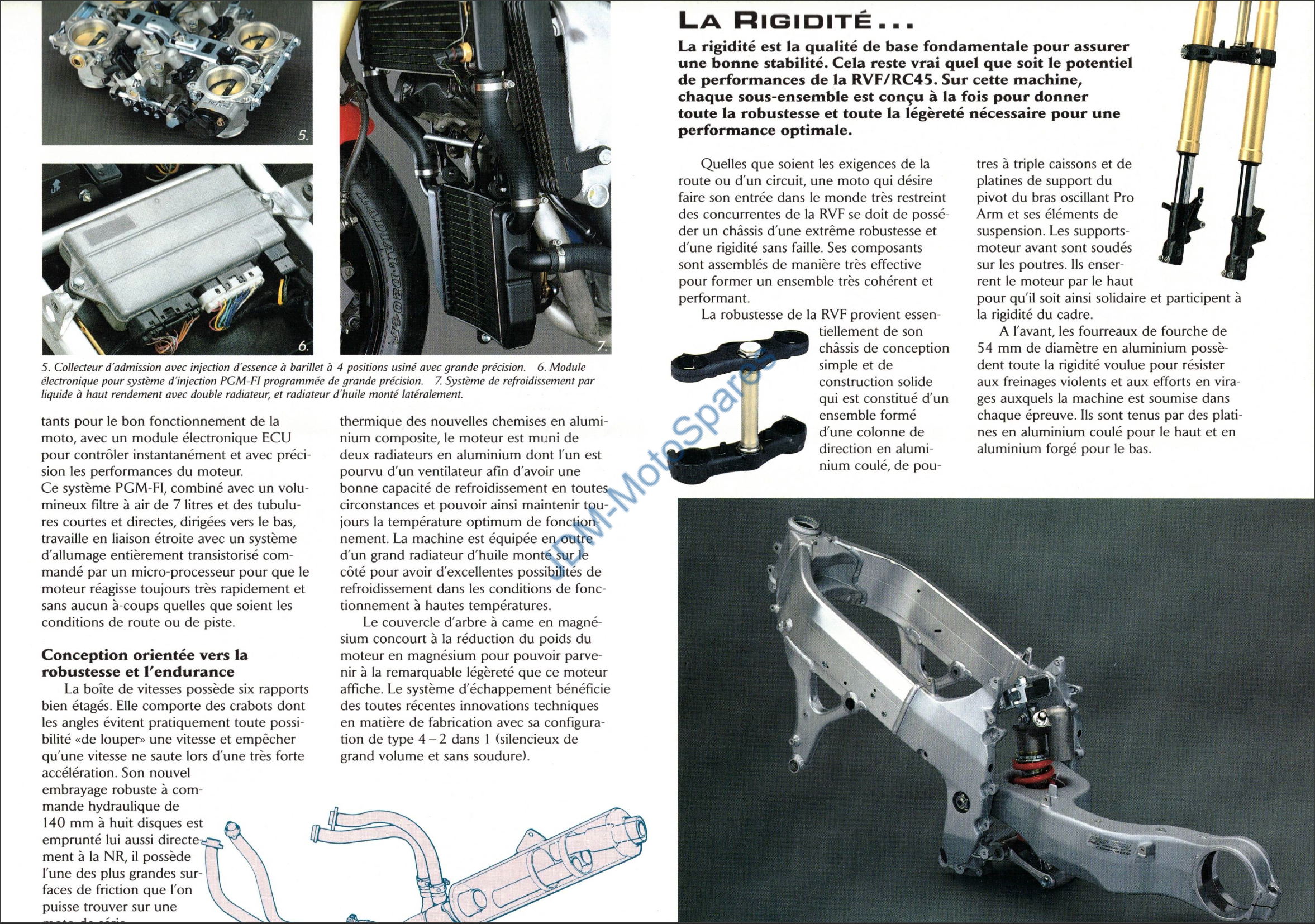 Honda RC45 (RVF750) Brochure - Page 8