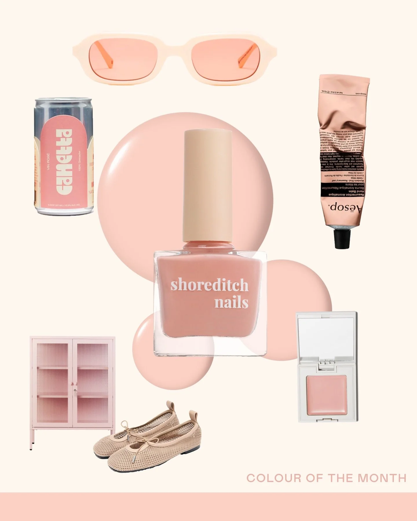 May is our birthday month so we&rsquo;re bringing you our OG polish &lsquo;The Shoreditch&rsquo; as our Colour of the month to celebrate 🥂

Inspired by our first studio, The Shoreditch is the perfect balance of pink, peach, and nude. 

From 1st May 