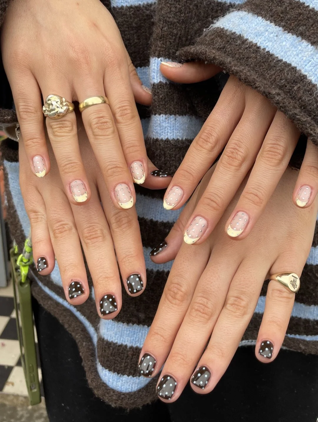 Get your mate&hellip;come get matching manis.
You can count on them to cheer up your week 🫶

Send to your bestie for your next nail date! 

To book: 
Slide 2 - Gel Mani Full Works + Nail Art Level One
Slide 3 - Gel Mani Full Works + Nail Art Level T