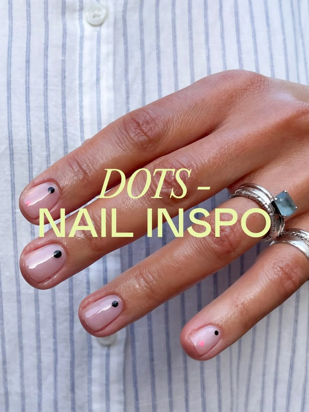 Spotted: your next manicure ⚫️

Dots aren&rsquo;t going anywhere, save for your next appointment!

#shoreditchnails #manicure #dotnailart #spotnailart #simplenailart