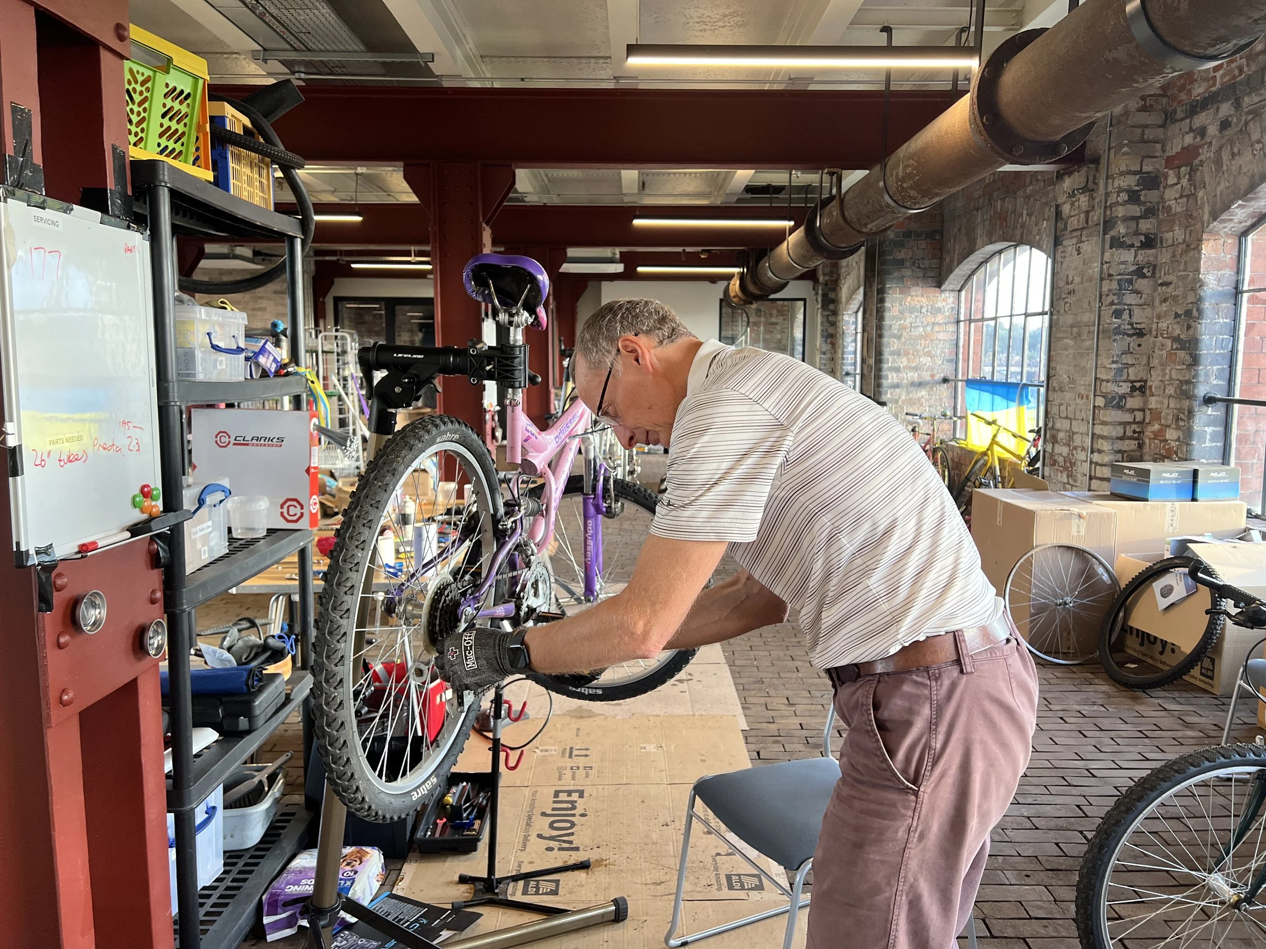 Gavin, replacing a chain