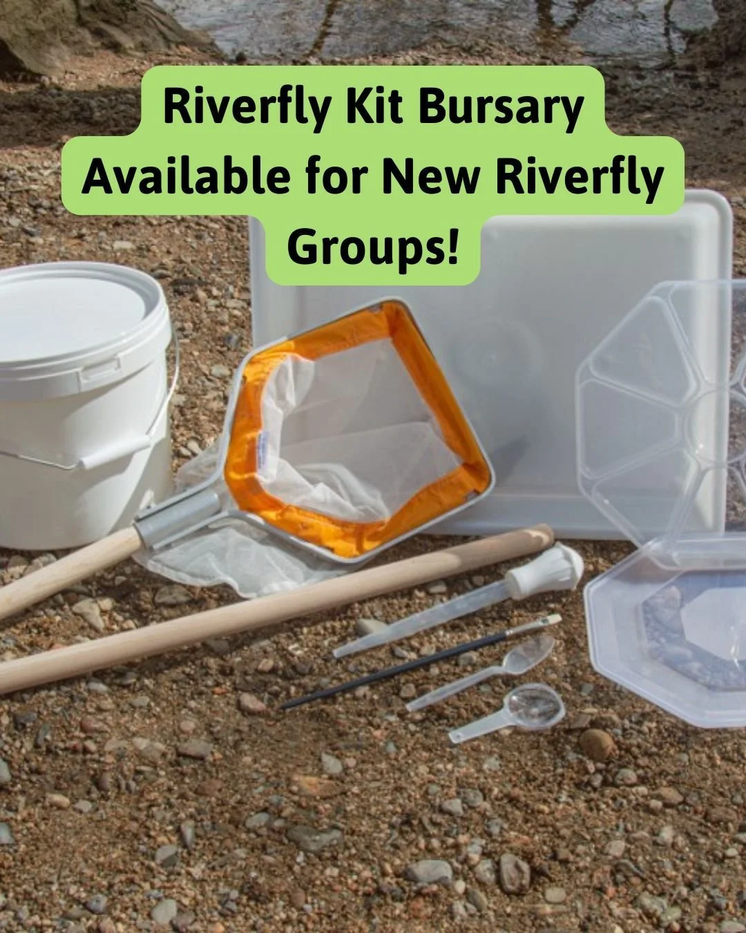 Exciting news for new Riverfly groups!

Thanks to generous fundraising by Cressbrook &amp; Litton Flyfishers Club, the Riverfly Kit Bursary is now available to help new monitoring groups get started.

Setting up a group without the support of a regio