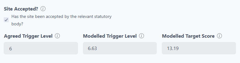 Screenshot of Modelled scores from Cartographer