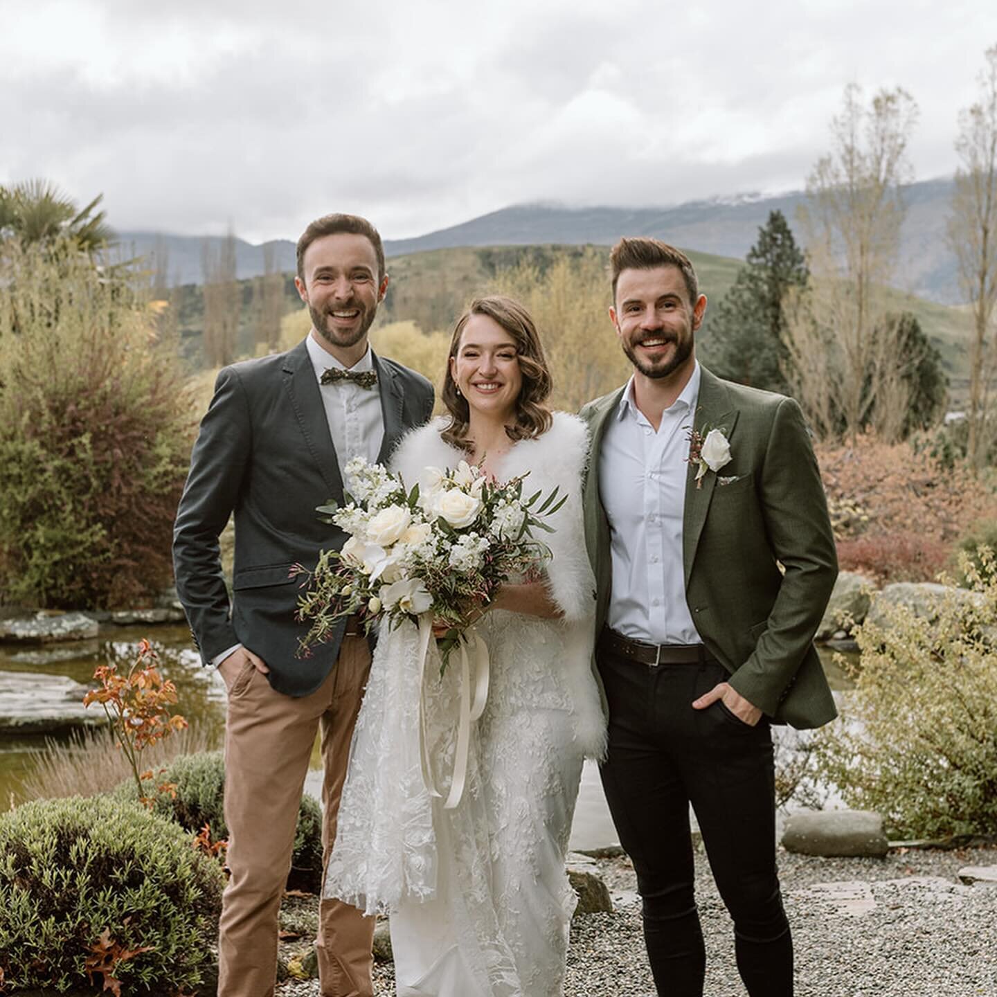 Jessicah &amp; Keifer 🖤 

Just VERY happy to be married!

@alpineimagecompany 
@stoneridgeestate 
@eve.makeup.artistry 
@flowerroomqueenstown 

&bull;
&bull;
&bull;

#queenstowncelebrant #ilovemyjob #nzcelebrant #celebrantscollectivenz #queenstownwe