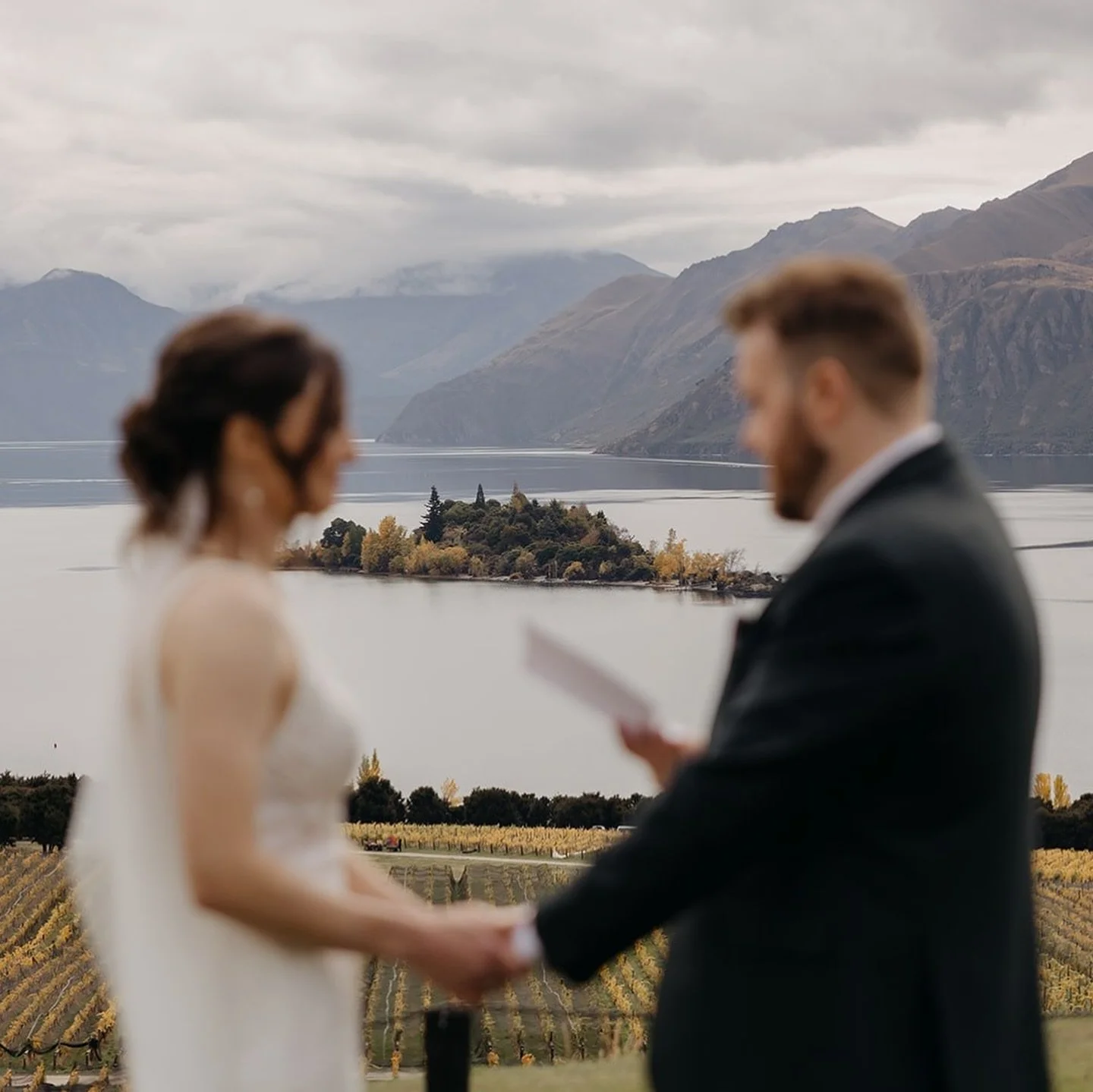 The best weddings are built with intention - not just for the picture-perfect moment, but with details that weave in your story. 💍✨ Hayleigh &amp; Kjel definitely nailed that brief. With the mountains of Wānaka (and Rippon&rsquo;s epic view of Ruby 