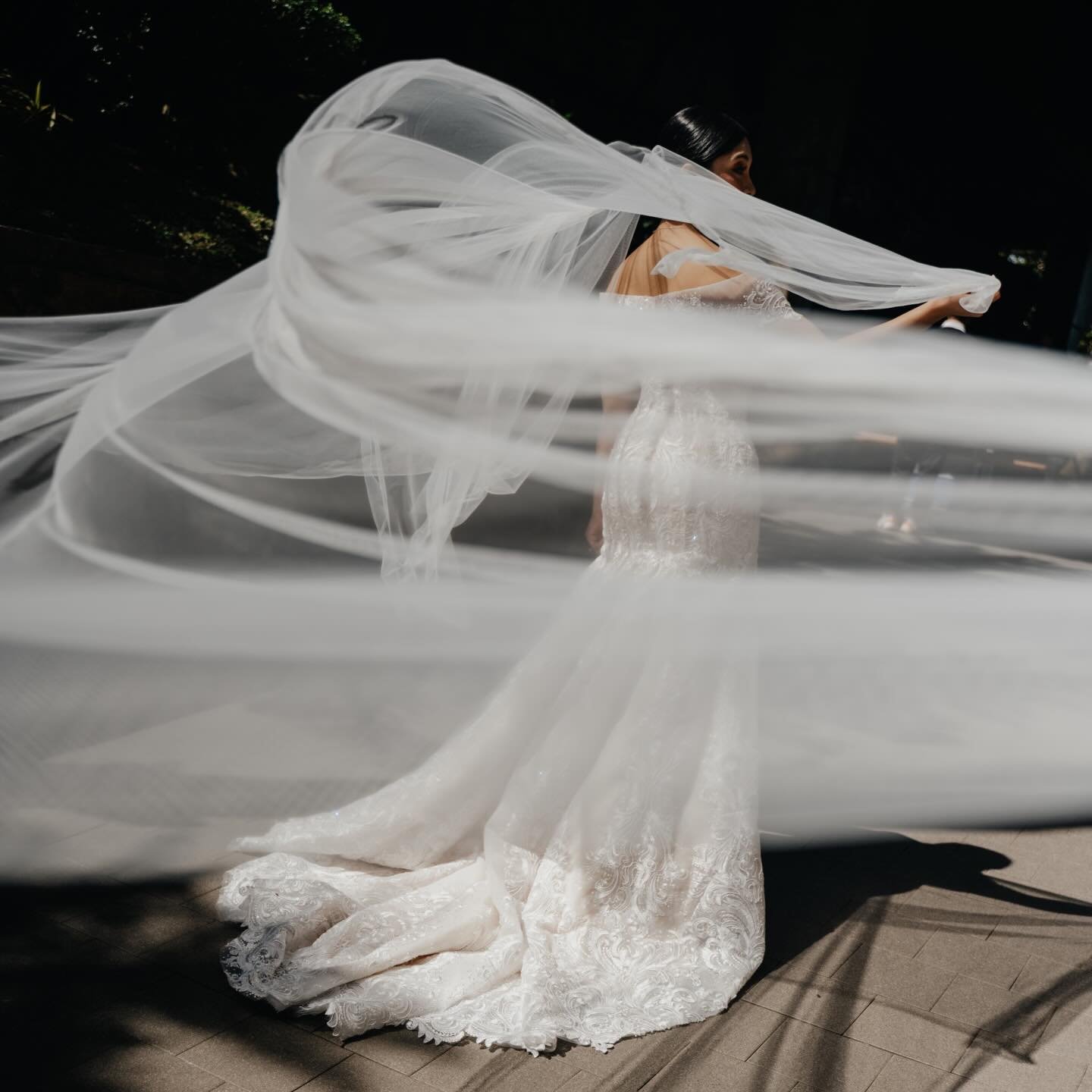 Moved with the wind.