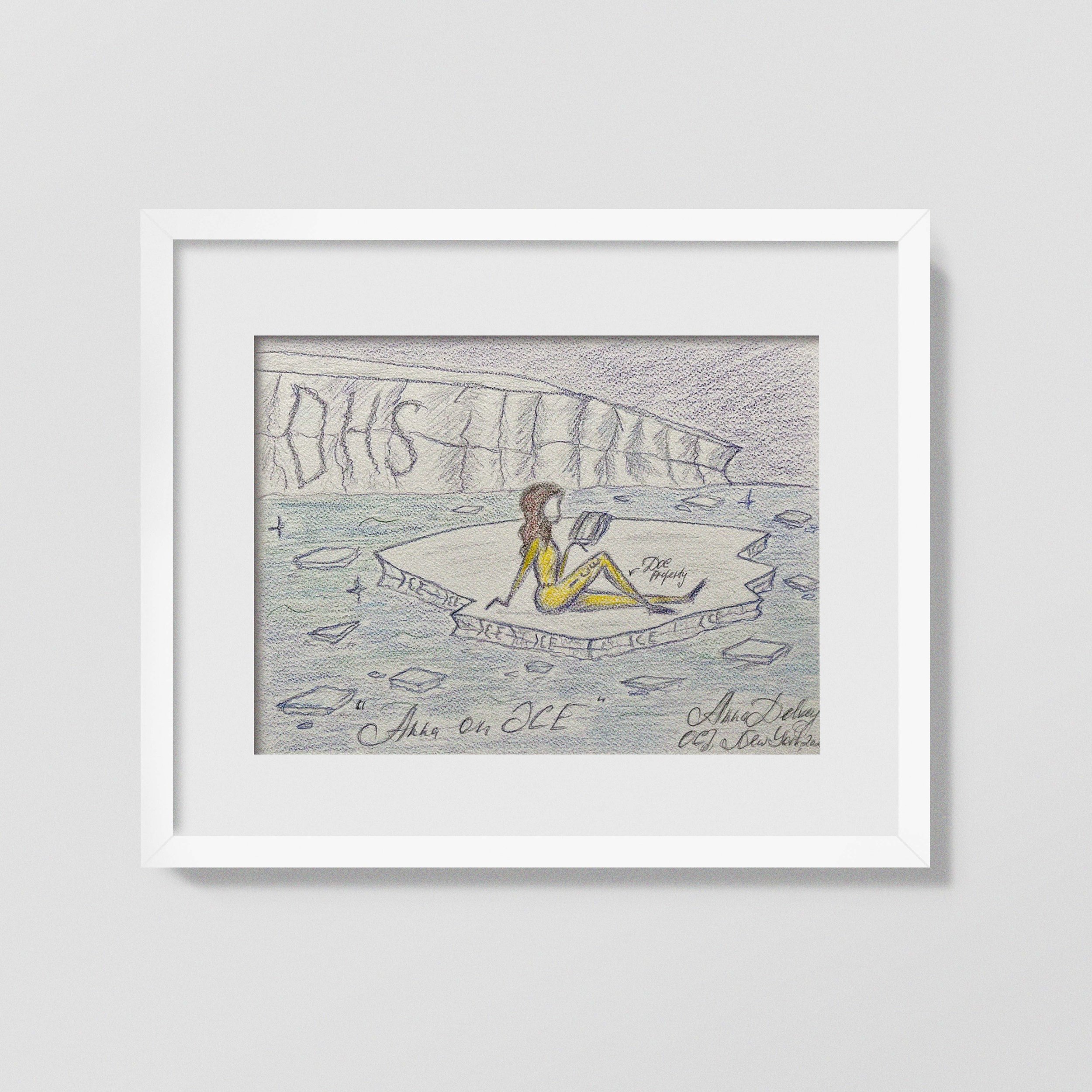 Anna on ICE - Limited Edition Anna Delvey Print - 1 of 500 — Founders ...
