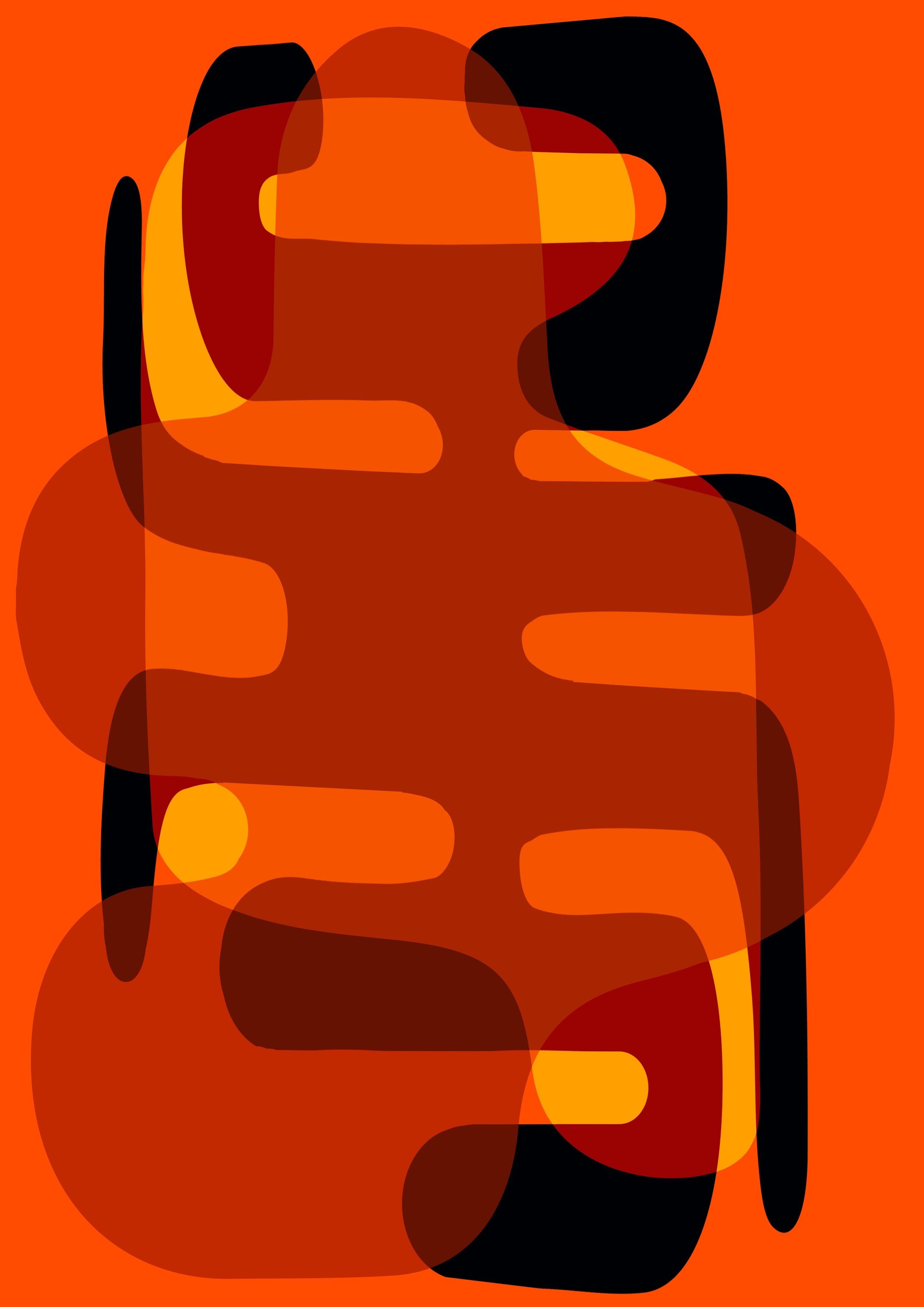 Magmosia giclee print. Felix Braun. Felix FLX Braun. Abstract fine art. Contemporary art. Bristol artist. Bristol street art.