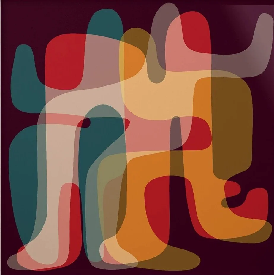 'Three Figures in a Limited Space' 50x50cm Pigment print (2023)