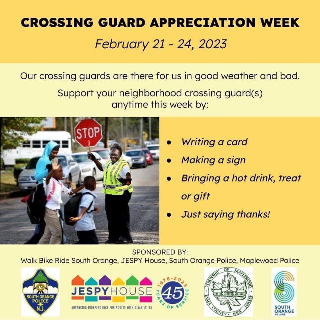 It&rsquo;s not too late to show gratitude and appreciation for our local crossing guards this week! Help us recognize Crossing Guard Appreciation Week. 

Ideas for showing gratitude to your local crossing guards- a personal card, sign, hot drink, tre