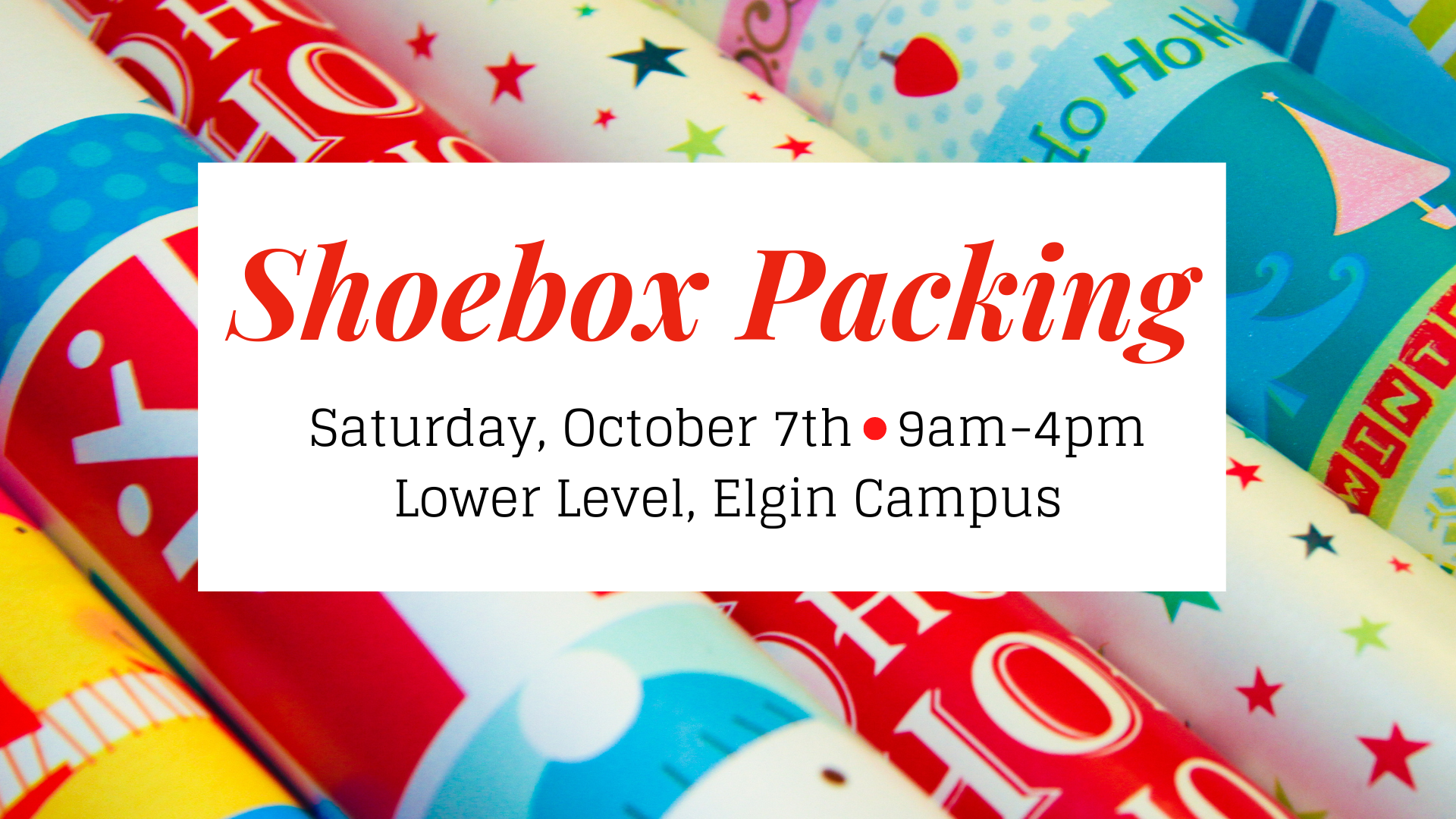Shoebox Packing Party
