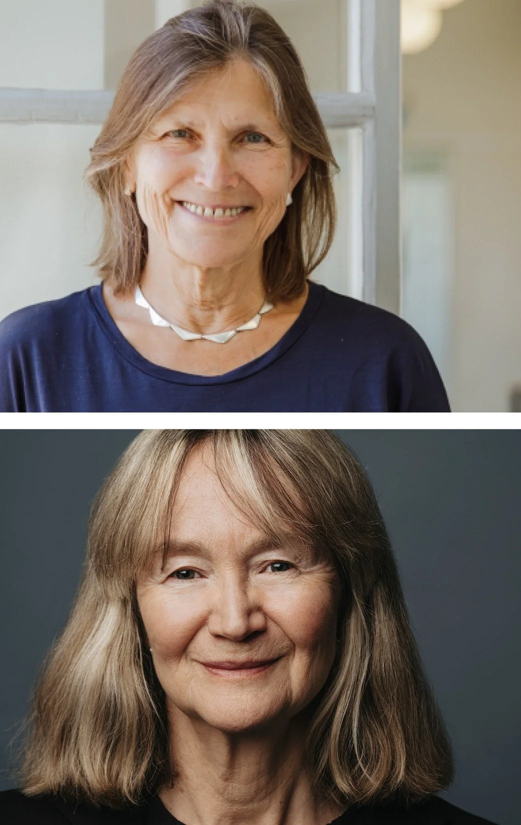 Ingrid Elam och Ellen Mattson i samtal