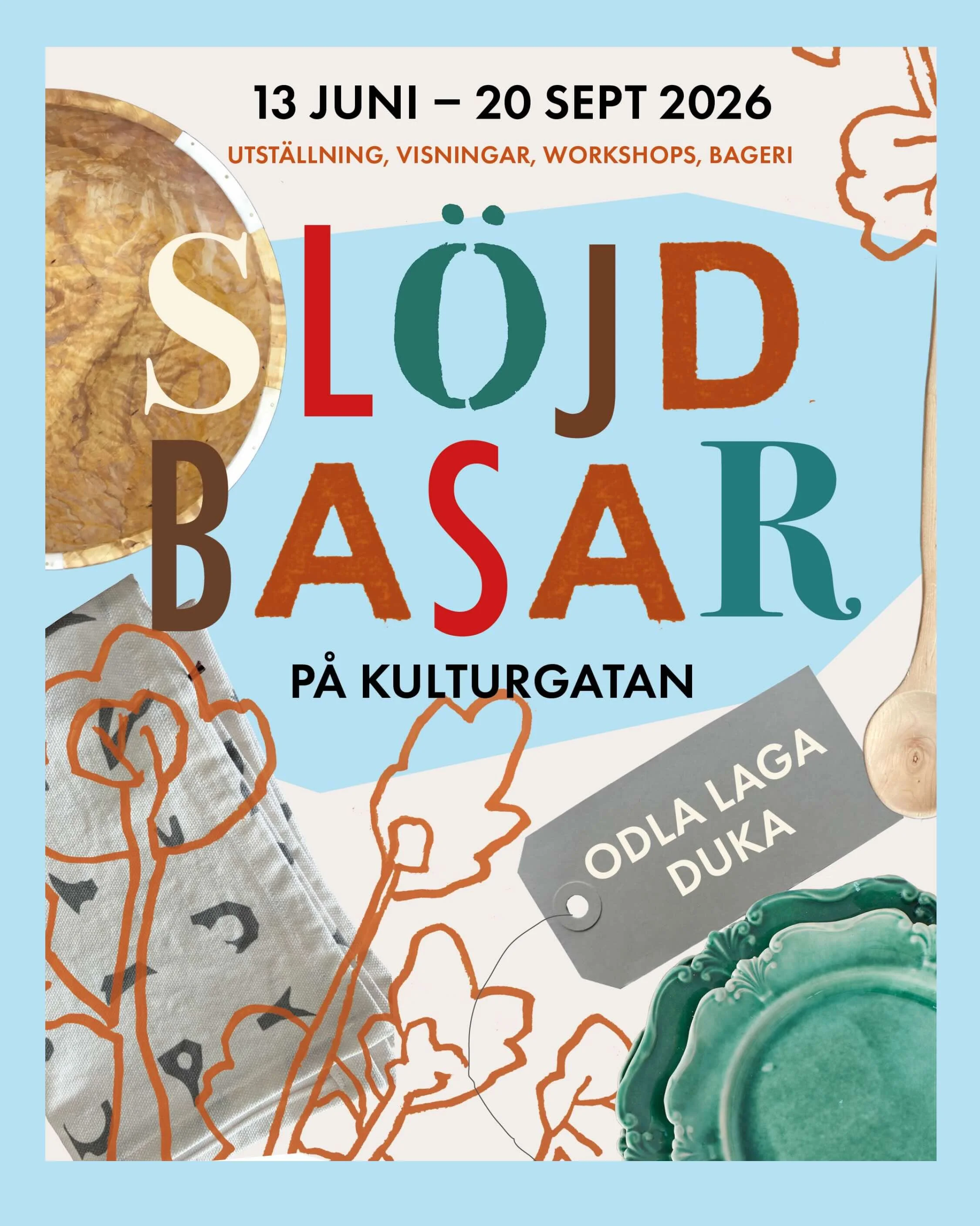 SLÖJDBASAR 2026 - odla laga duka