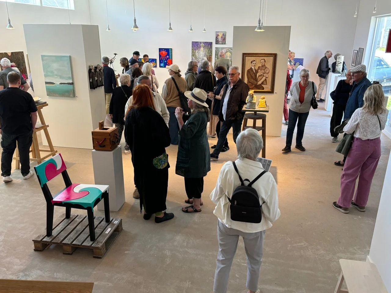 Vernissage utställningen KONSTLIV 9 maj 2026.