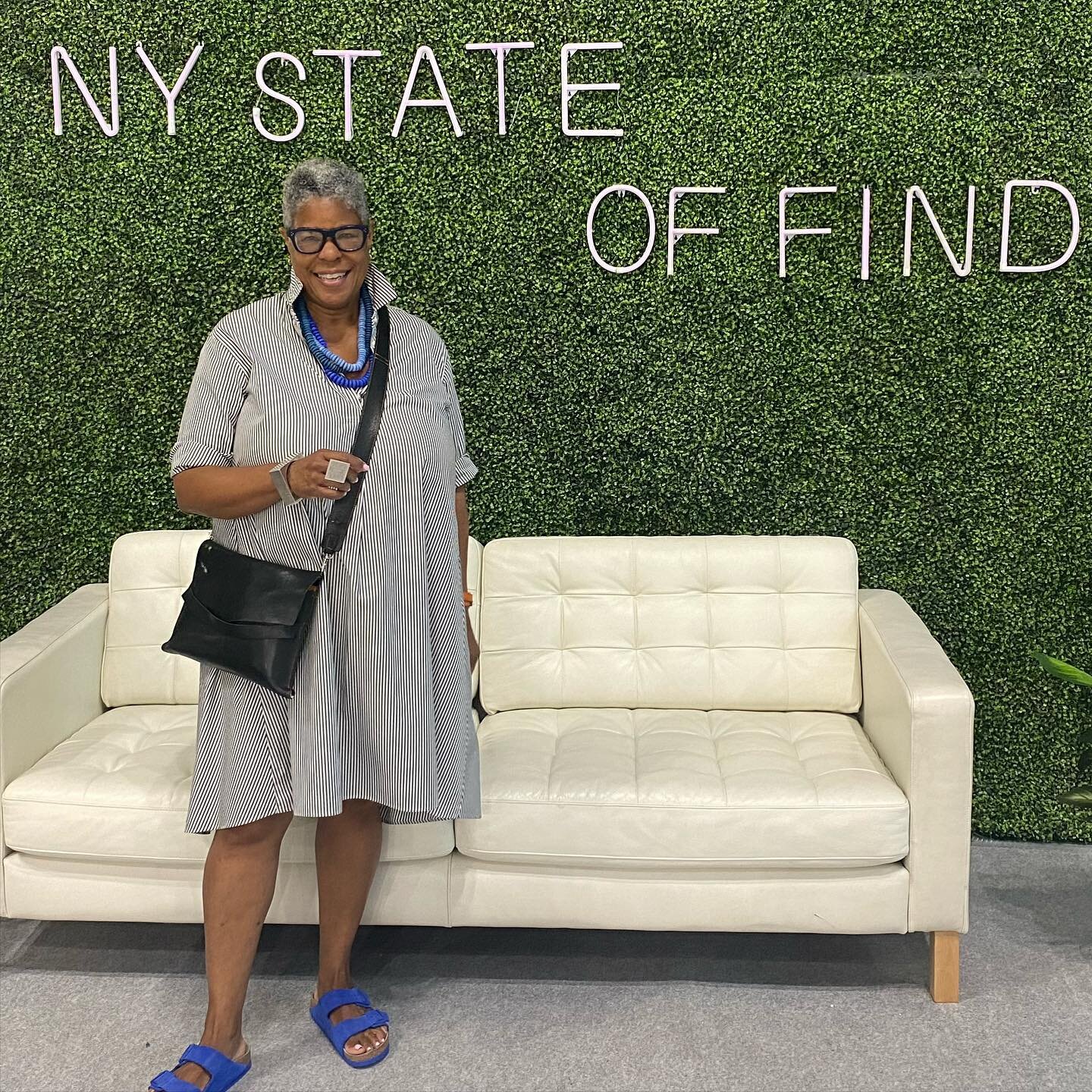 Back at it again!! Looking for what&rsquo;s new and next @ny_now 
Stay turned&hellip;.
.
.
#whatsnext #onthemove #globaltrendambassador #nynow #nystateoffinds #tradeshow #onthelookout #shesback #trendresearch