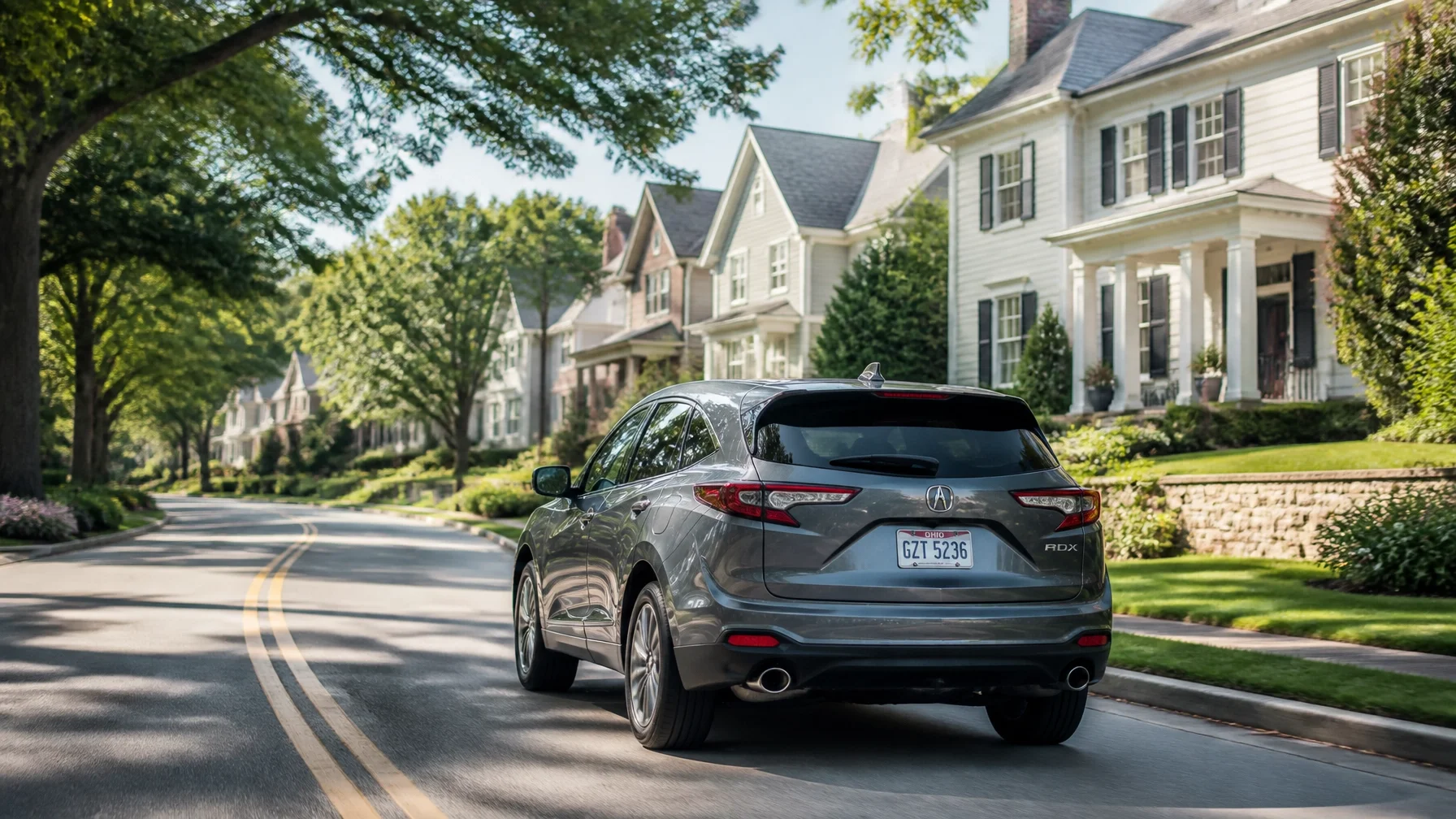 Ohio driver reviewing auto insurance coverage options
