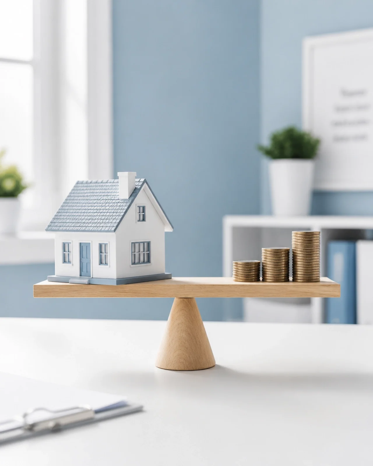 Home insurance deductible and premium tradeoff illustration