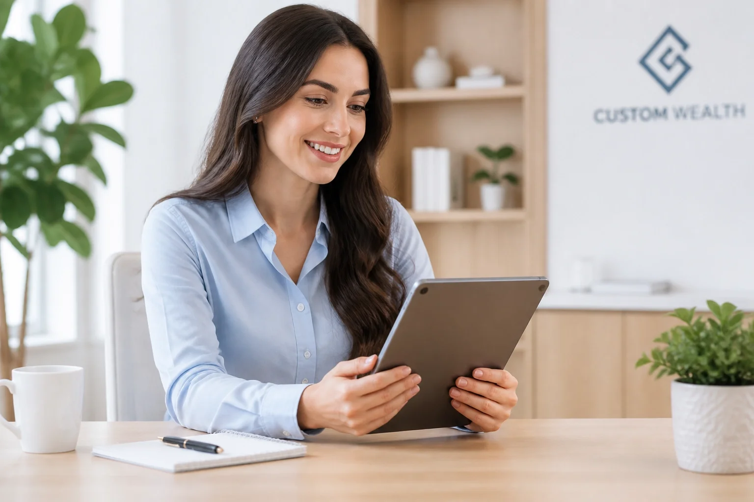 Insurance advisor helping a client review car insurance coverage options