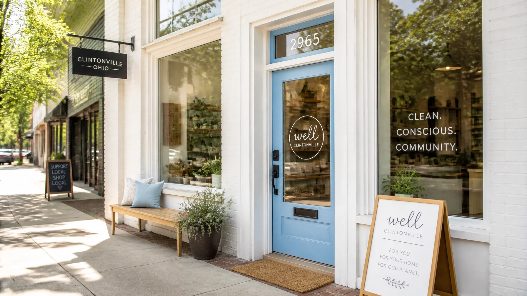 Ohio small business storefront illustrating commercial insurance coverage