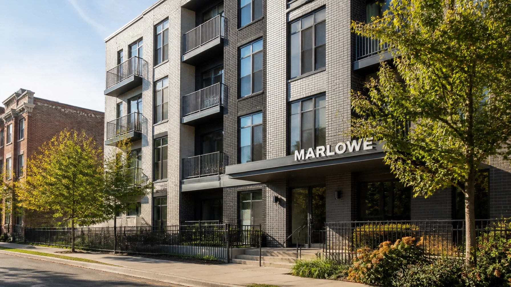 Columbus apartment building representing rental property and renters insurance