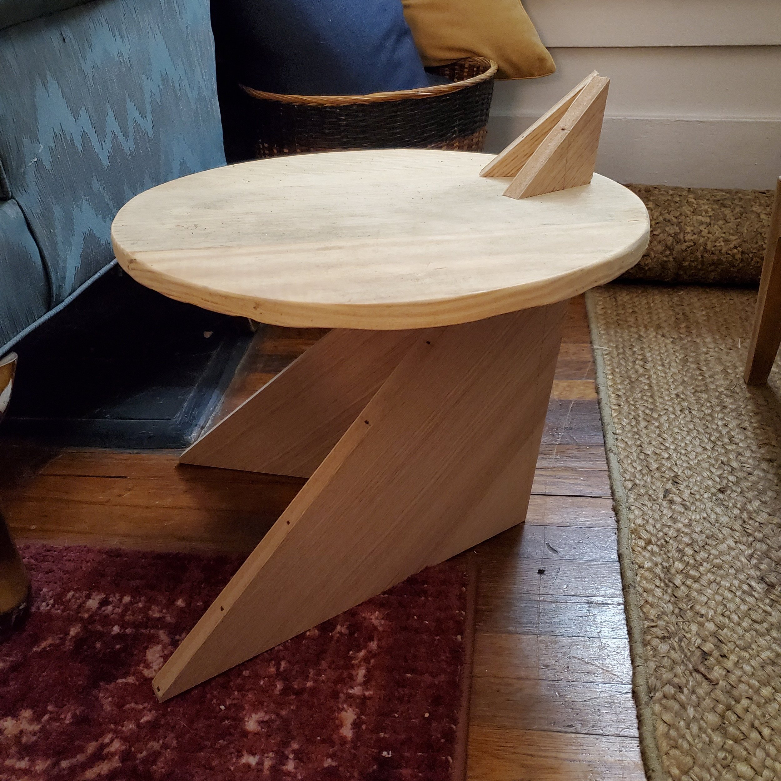 Prototype- Floating Top Ply Accent Table