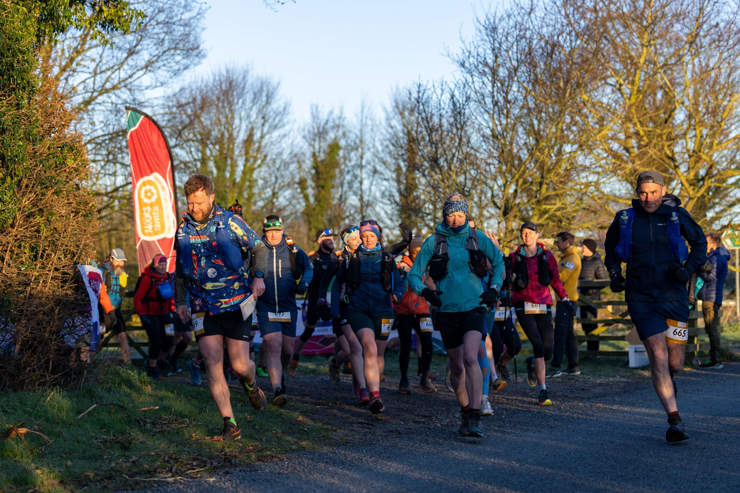 Moors Traverse 2025 start line