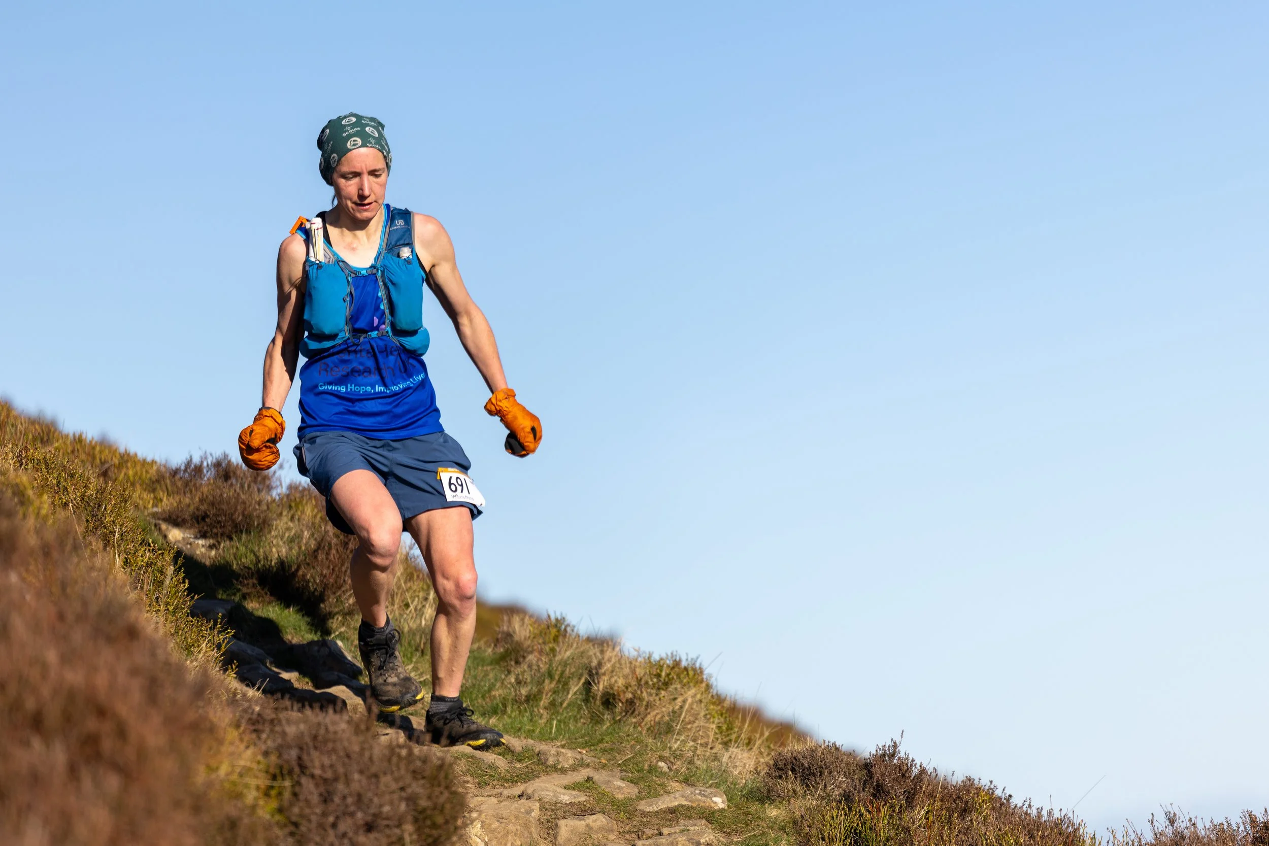 Running strong on the Moors Traverse