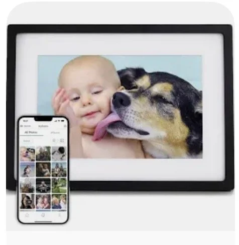 digital frame image with smartphone