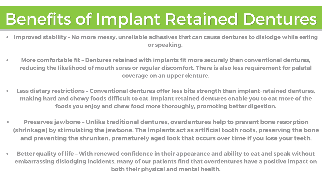Implant Retained Dentures — Chapman Dental Solutions