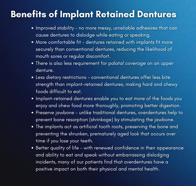 Implant Retained Dentures — Chapman Dental Solutions