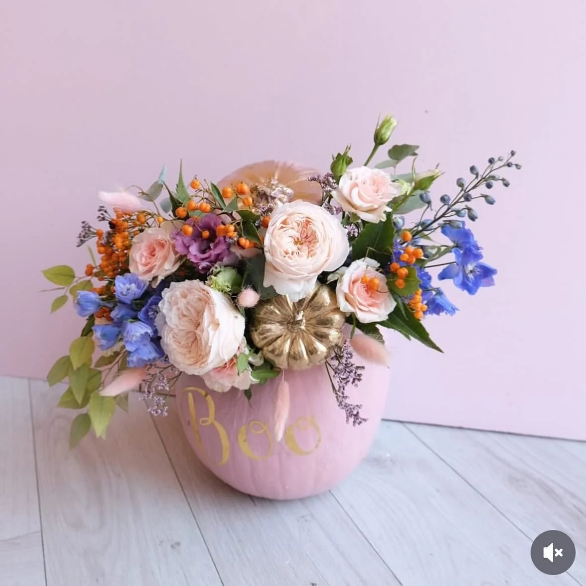 🎃 Hello Pumpkin 🎃 

Just in time for all hallows eve! 

Our flowery filled pumpkins are the perfect addition to your spooky decorations this year 👻 

Each display includes seasonal pastel blooms already arranged and ready to enjoy. 

Available for