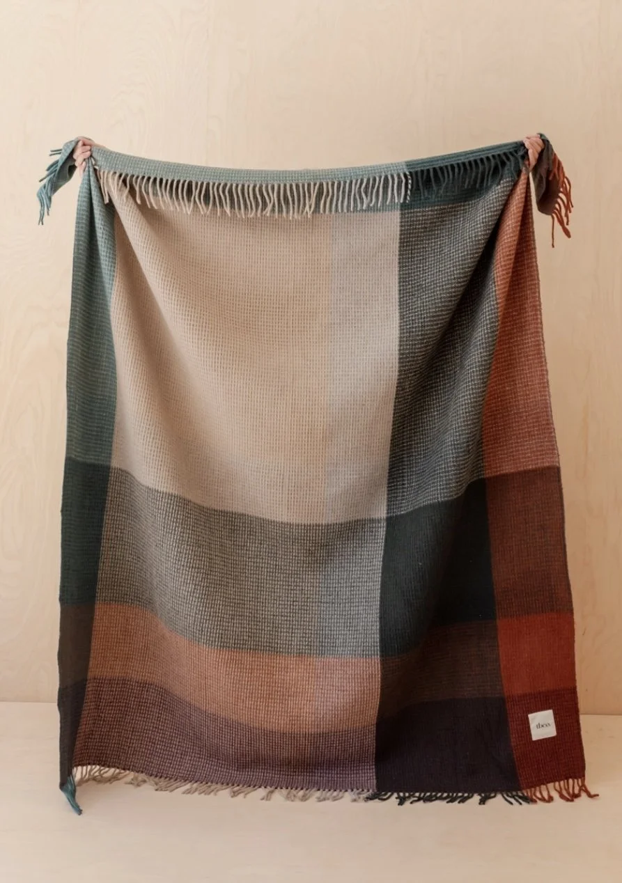 TBco-Green-oatmeal-brown-waffle-recycled-wool-blanket.jpg