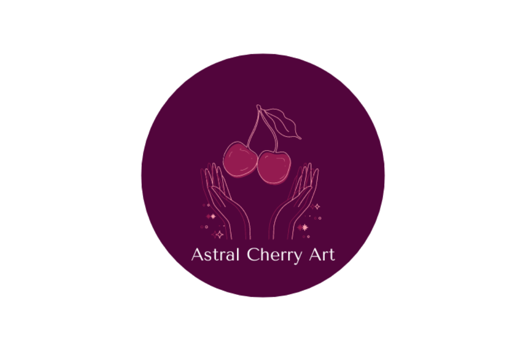 astral cherry art logo