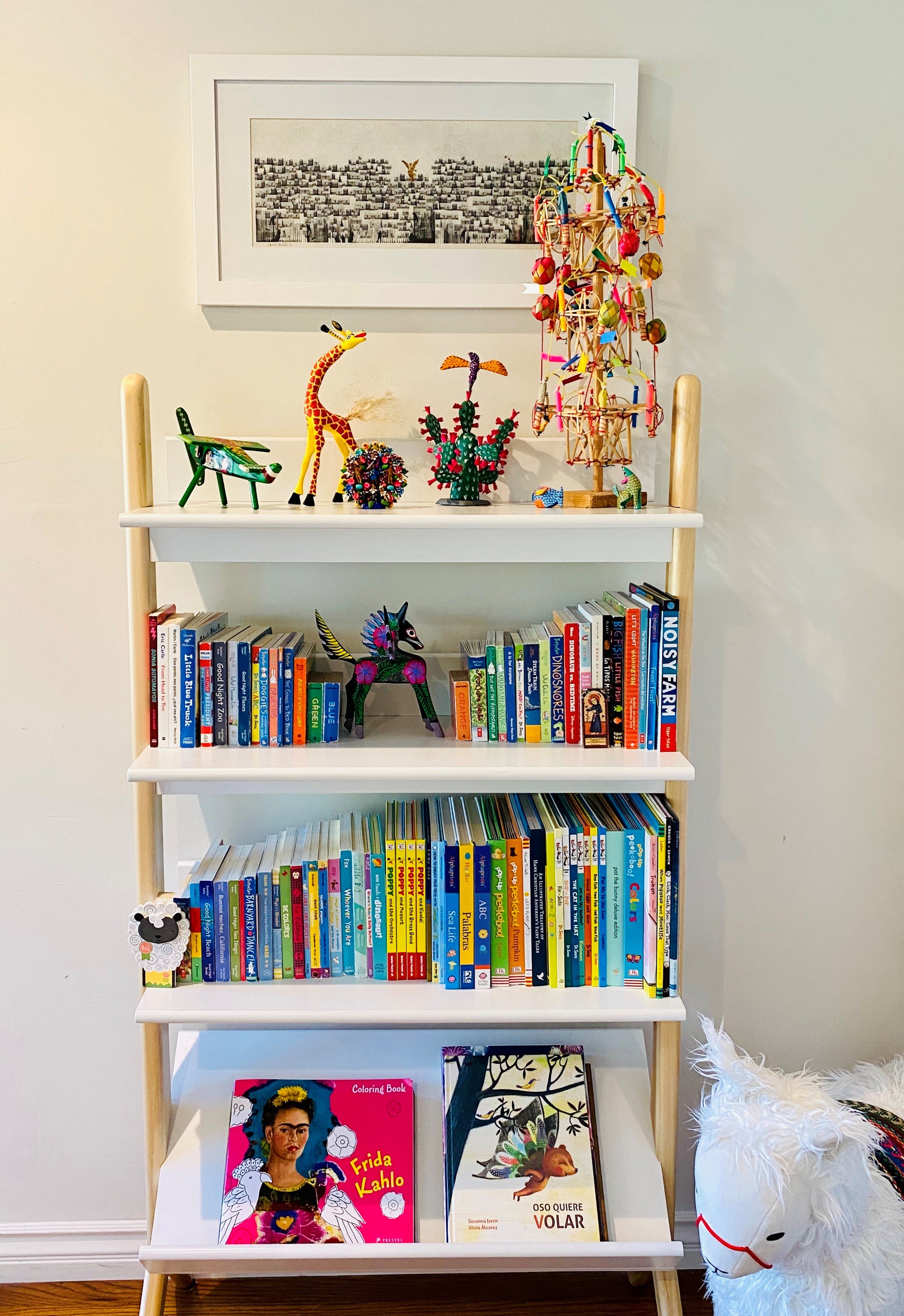 Kids bookshelf artisinal toy display - Vivo Design Studios.jpg