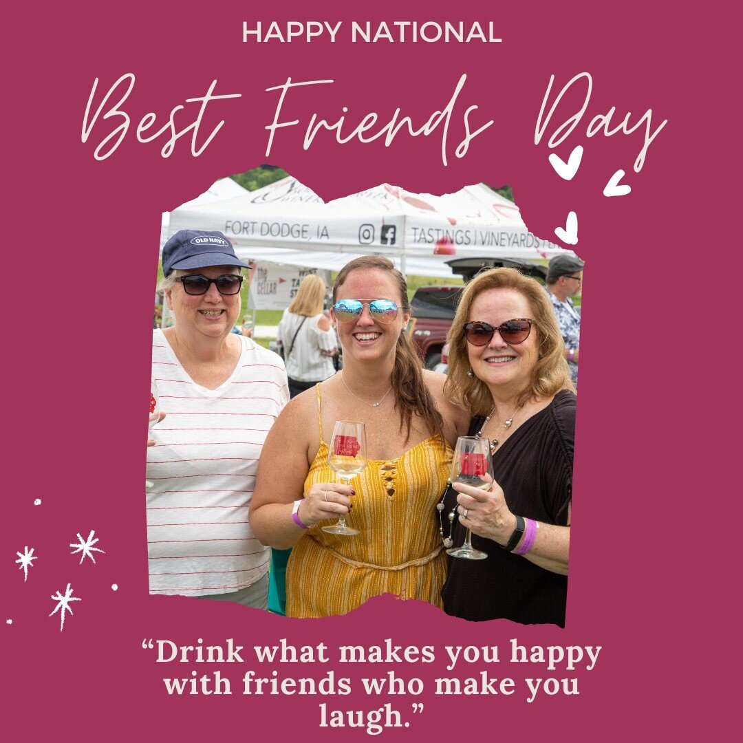 Happy National Best Friends Day! Tag your bestie(s!) and drop a comment 👇 about what your favorite drinks are! 🍷🍻🍹🍾🧉🥤

#NationalBestFriendsDay