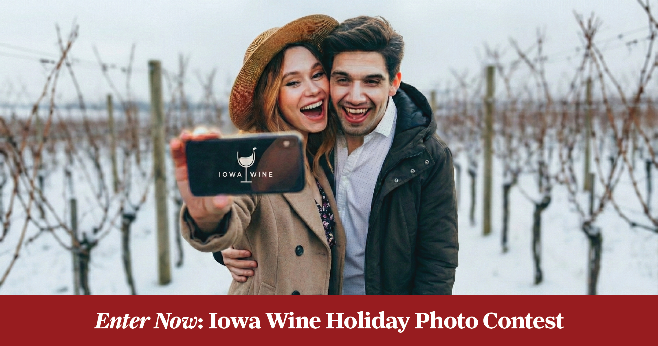 Snap, Sip, WIN! Celebrate with Iowa Wine &amp; Enter our Holiday Photo Contest