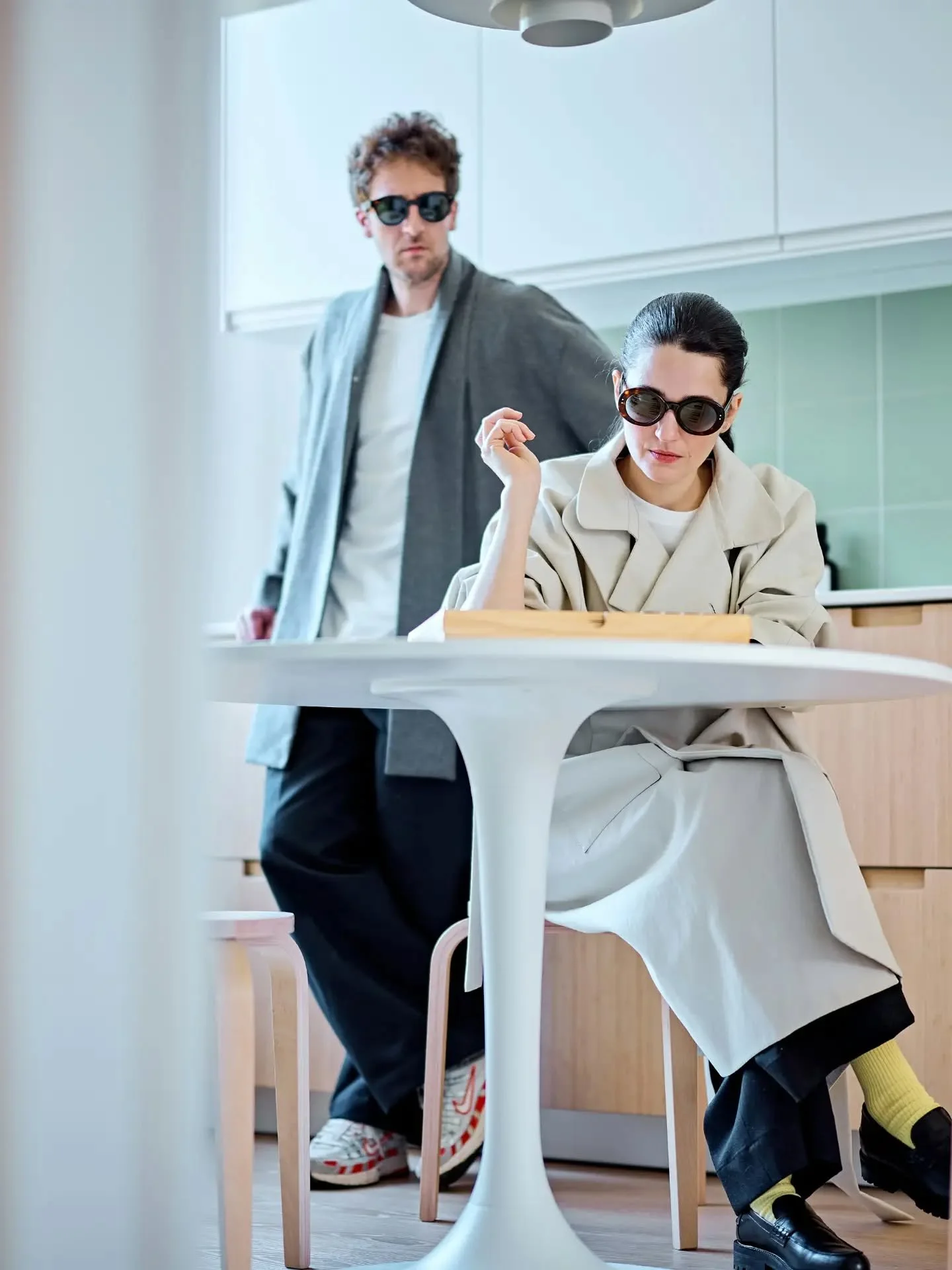 Meet anōr &amp; edinōr!
The first two models of the nōrui family.
.
.
.
photography @dimitrilowette &amp; @ankatg 
styling &amp; clothes @helenvantroyen 
muha @crystaldie 
models @lisadellu &amp; @dasilvamatthieu 
location @_chemin_des_roses_ 
.
Spec