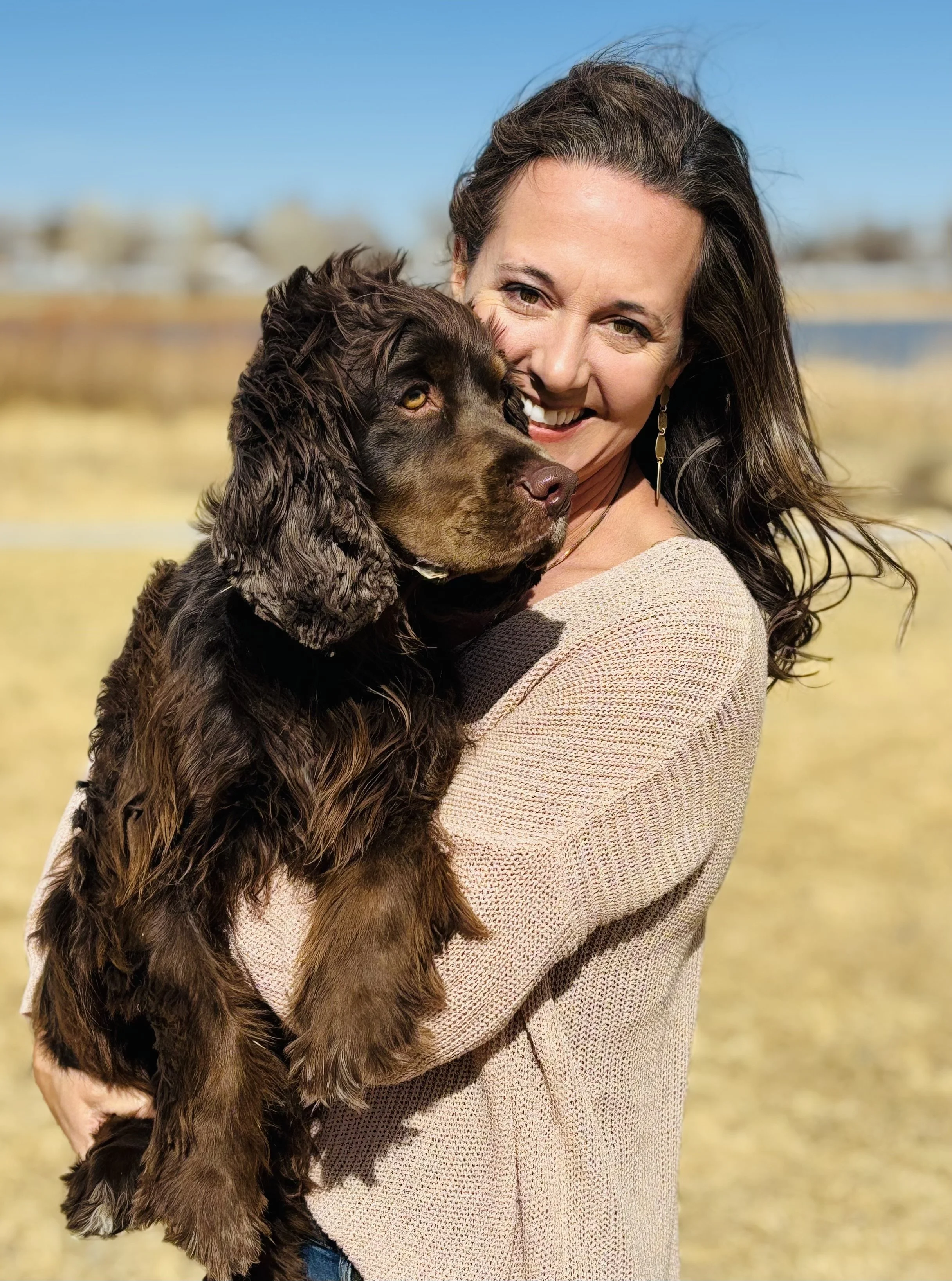 Meet Bodhi! He often attends our sessions and provides support and comfort when desired