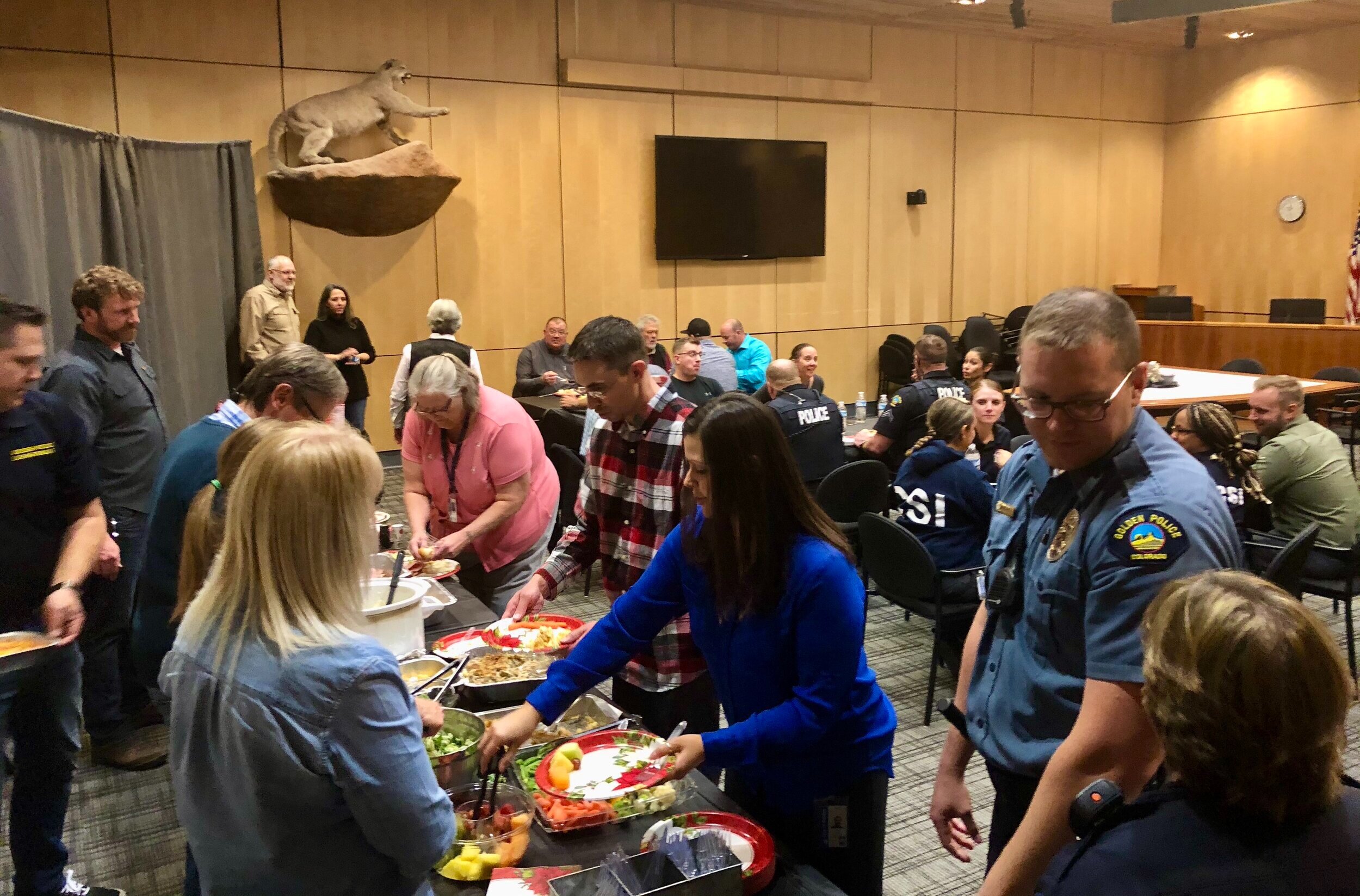 Golden PD Holiday Meal