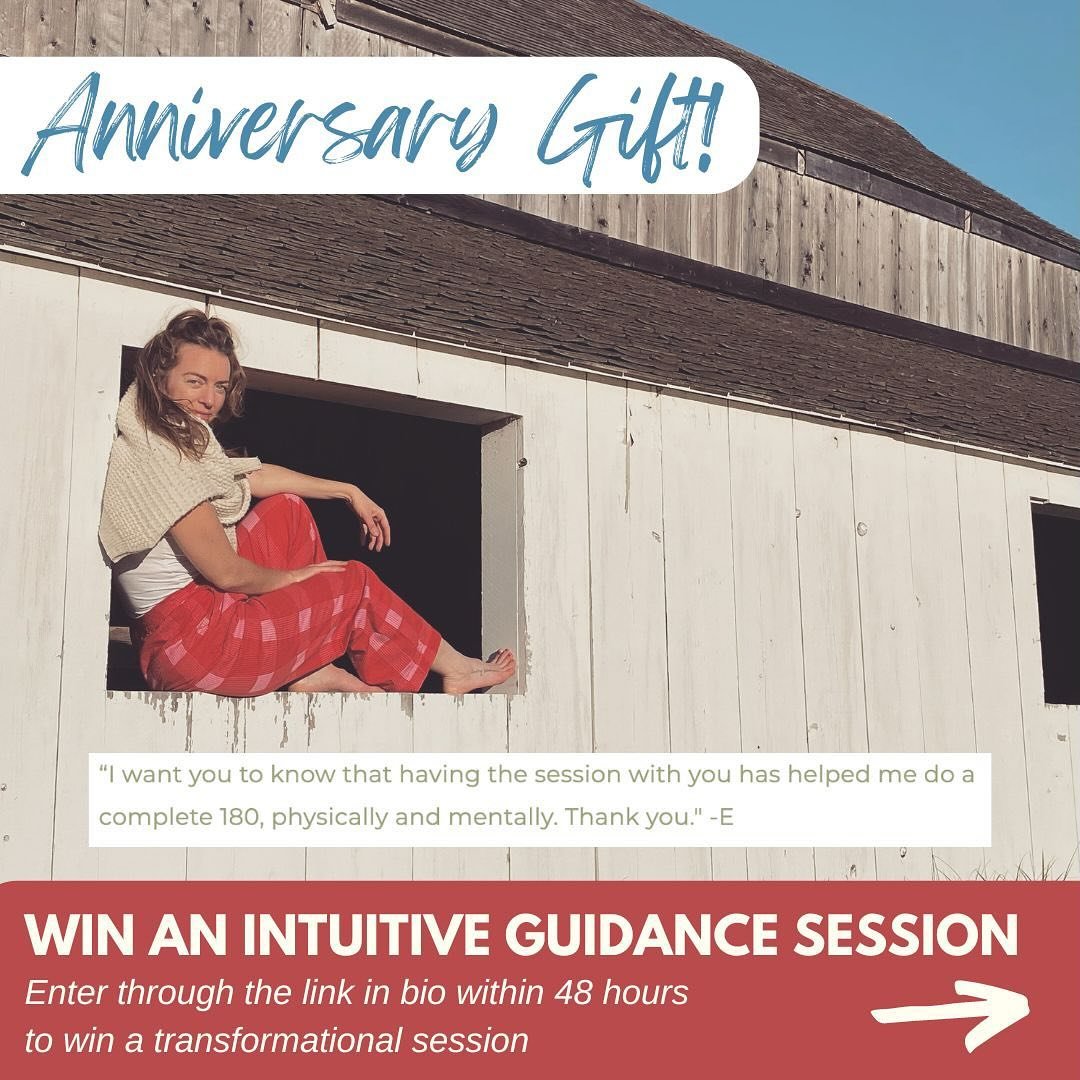 It&rsquo;s the one year anniversary of publically offering my Intuitive Counseling Sessions (I&rsquo;ve been doing this with family &amp; friends with years) &amp; it&rsquo;s honestly been such a deep joy to work with my clients in this way. 

I&rsqu