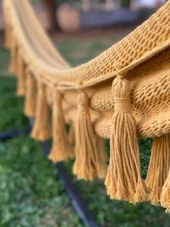 "SUNSHINE" WITH TASSELS