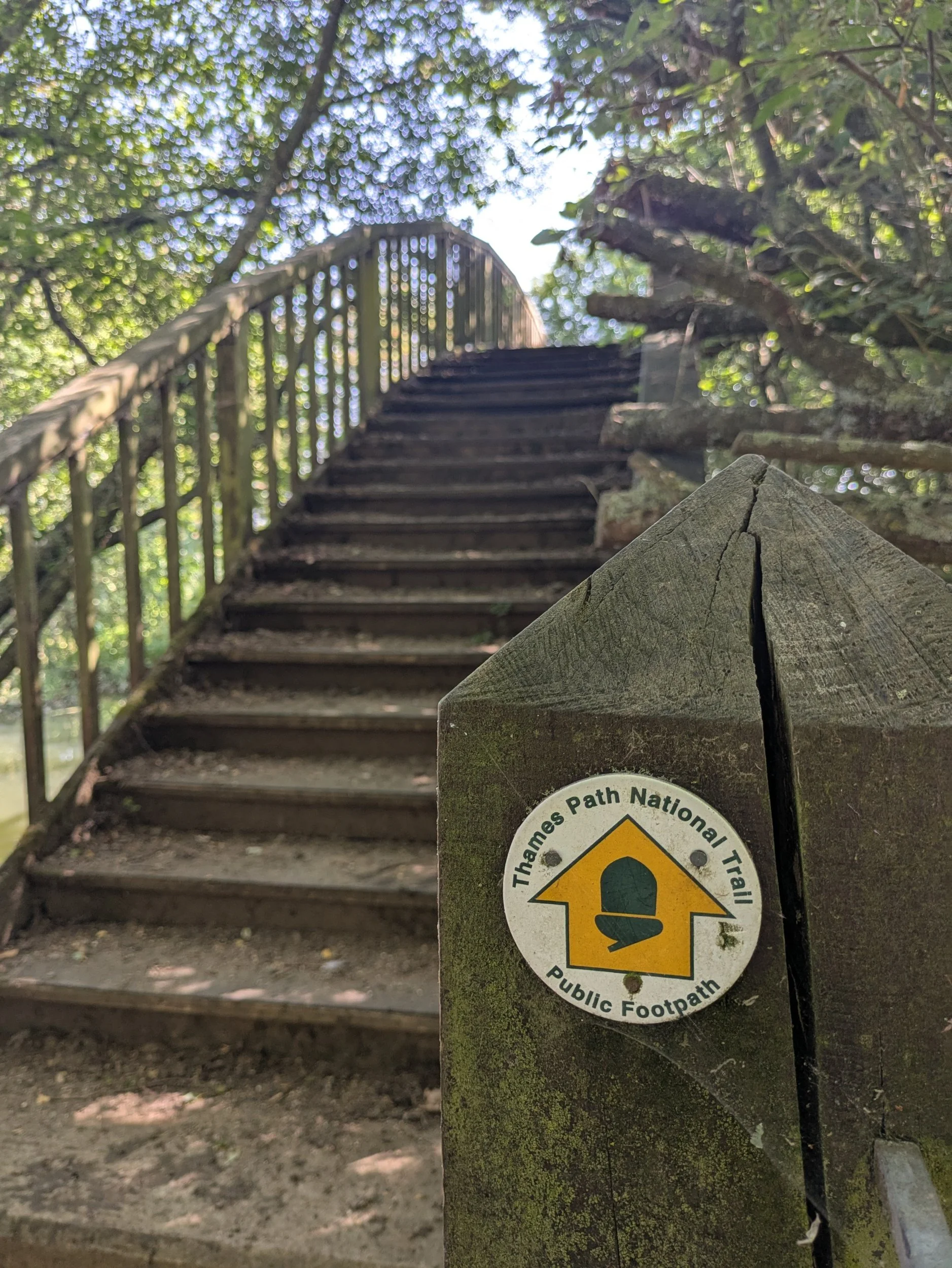Nordic walking the Thames Path Leg Three: part two