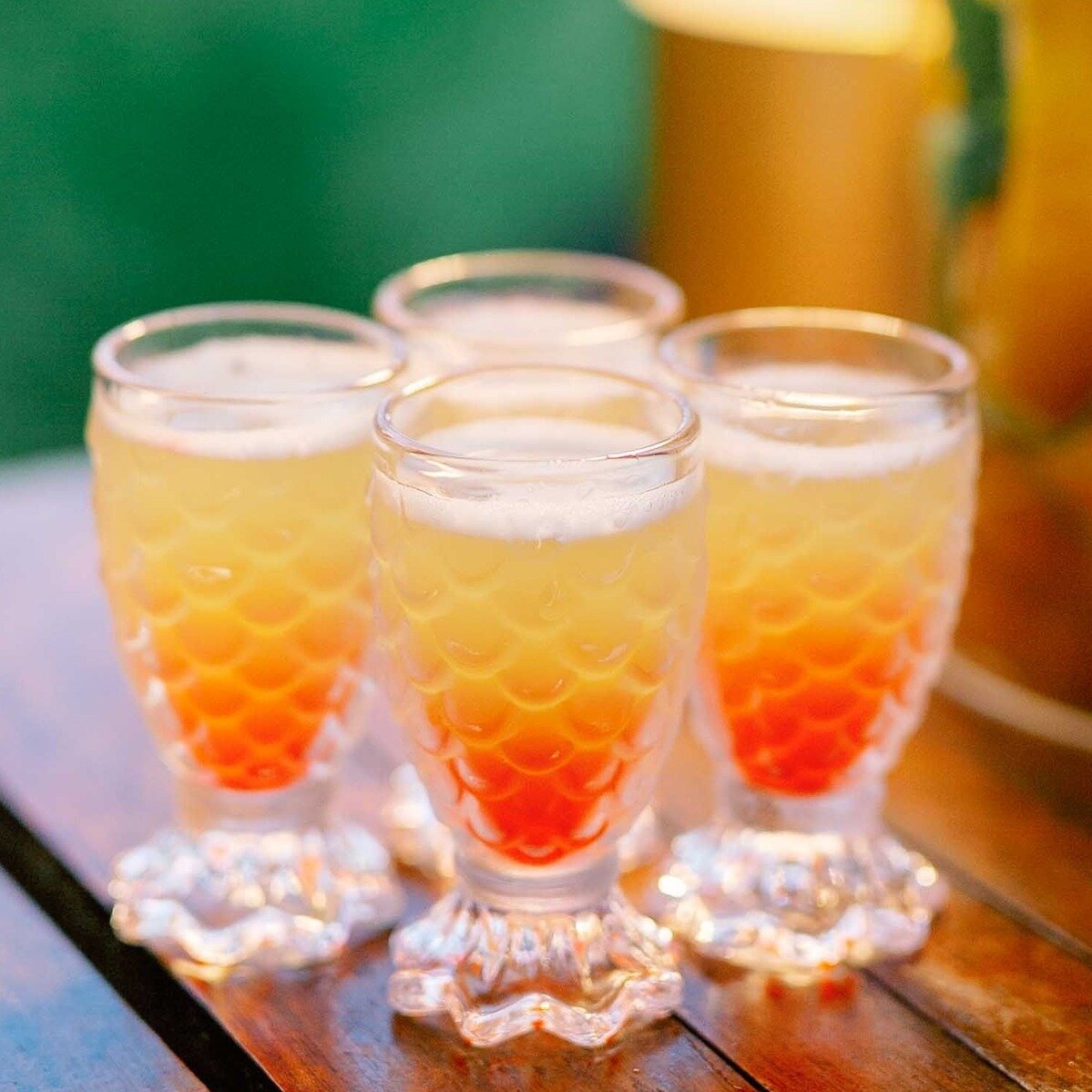 Are you seeing pineapples 🍍 or mermaid tails 🧜&zwj;♀️? Dive into the whimsical world of our crystal pineapple shots, where every sip sparks a debate of tropical delight! 🌴✨ Let your imagination run wild as you indulge in these colorful concoctions