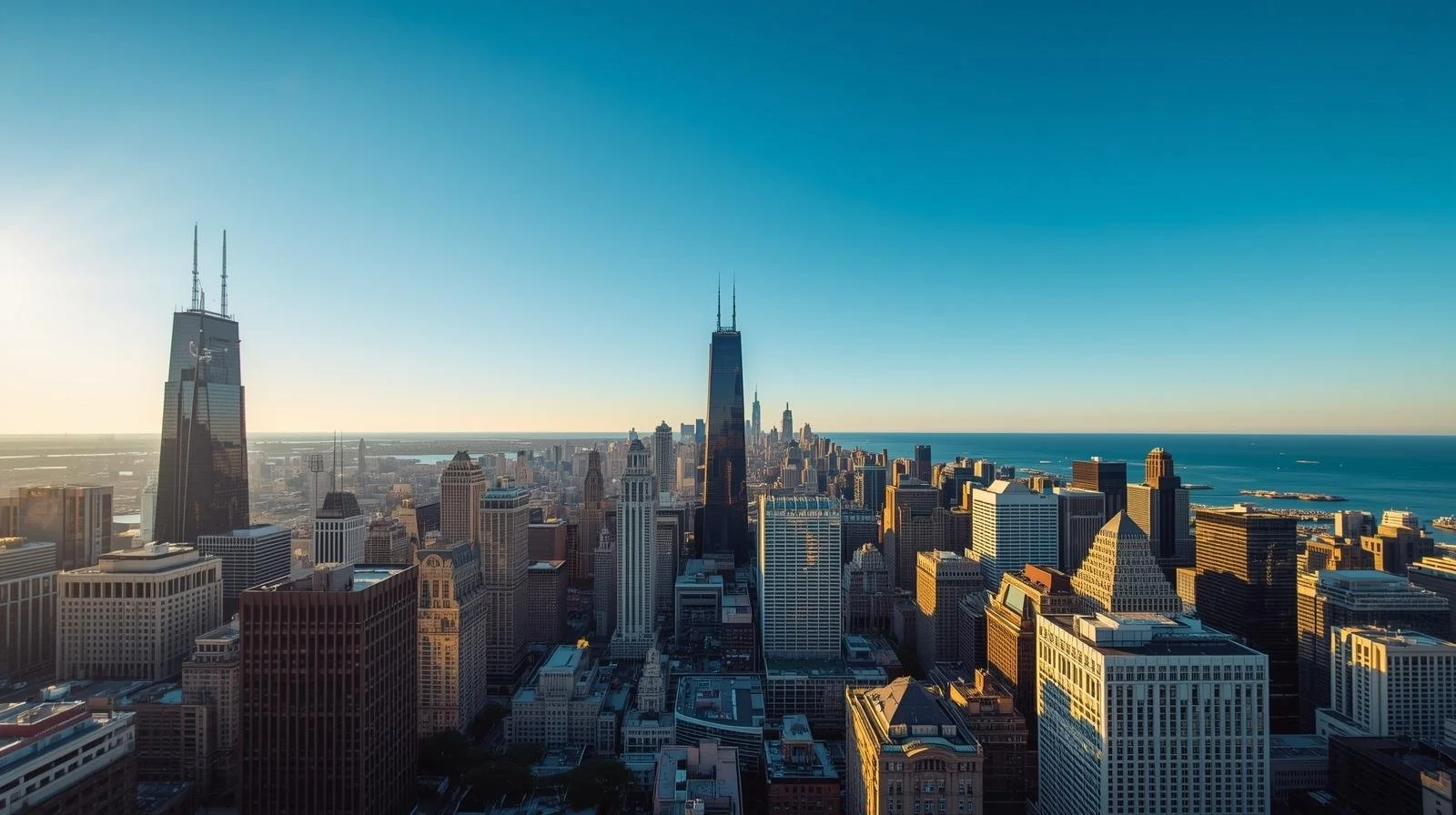Chicago skyline, representing virtual therapy for people pleasing in Chicago and Illinois