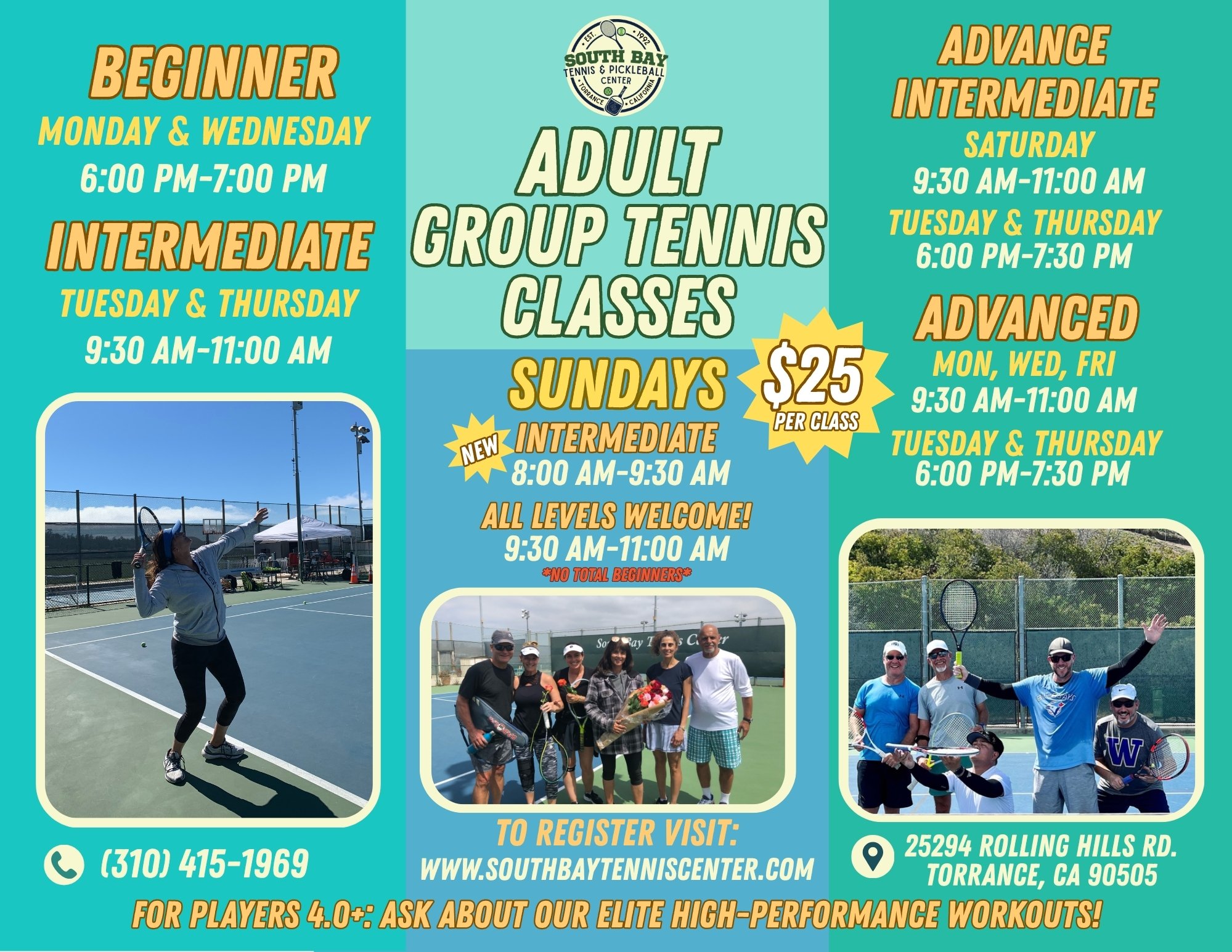 Adult Tennis Workouts