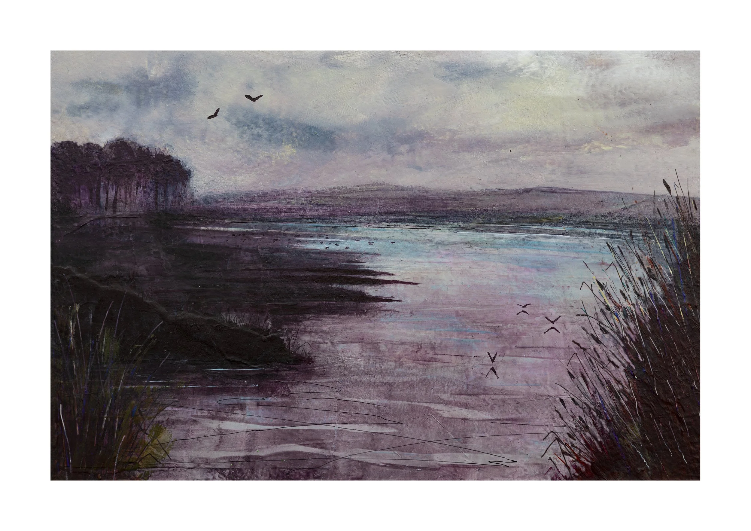 Tuag Adref limited edition Welsh landscape fine art print by Huw Blacker