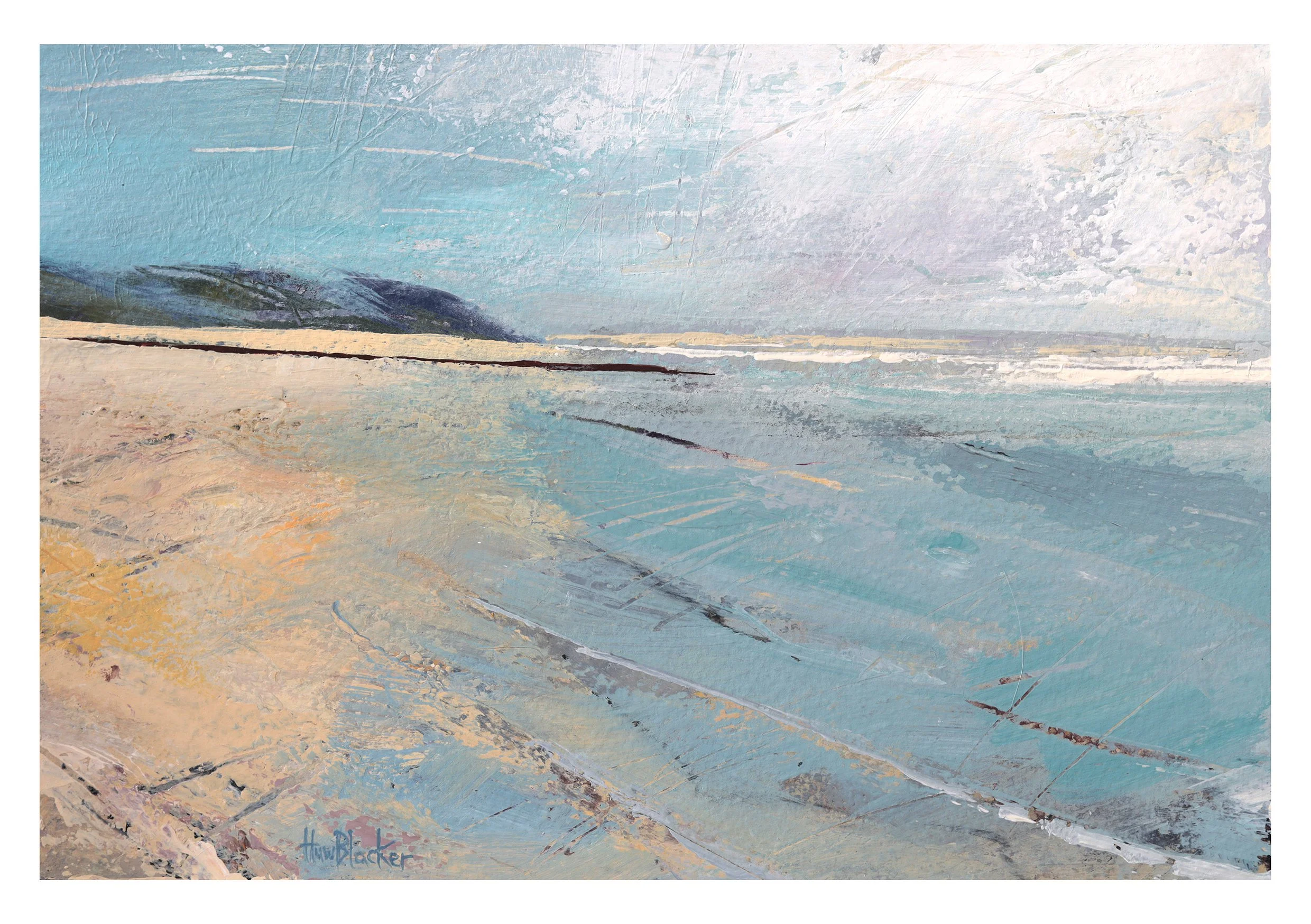 Sea Breeze Welsh Landscape Fine Art print by Huw Blacker