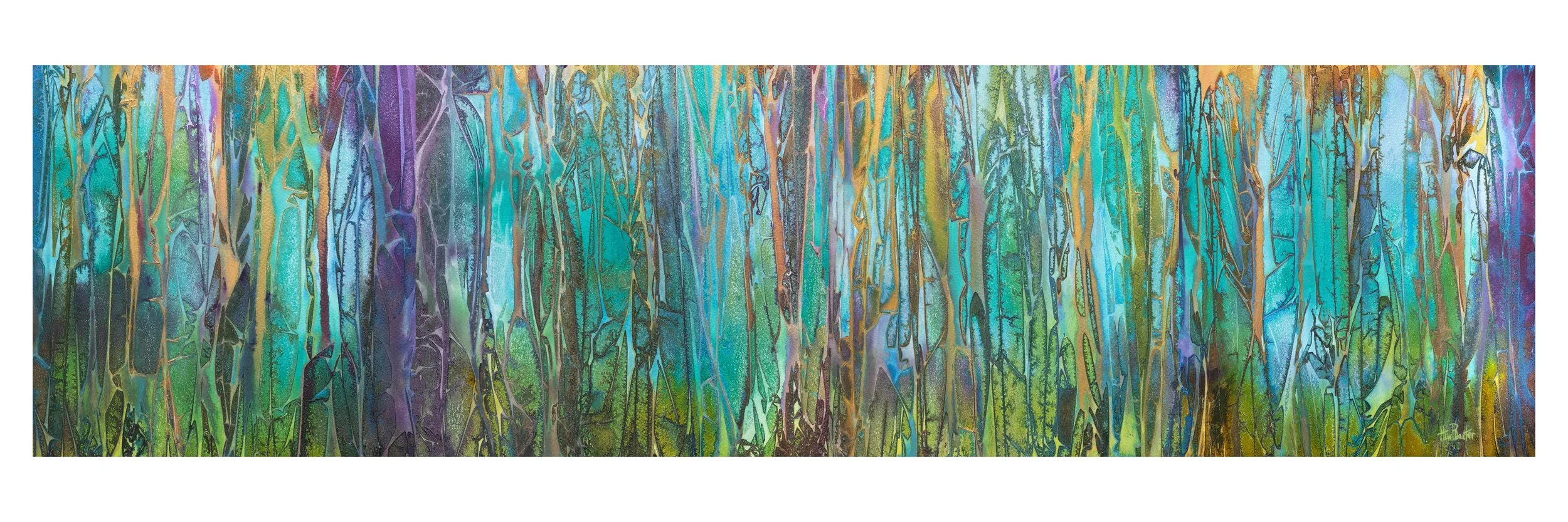 ForestLight Welsh Landscape Fine Art print by Huw Blacker