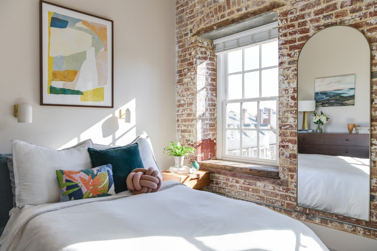 View of Modern Industrial Loft — Primrose Interior Design