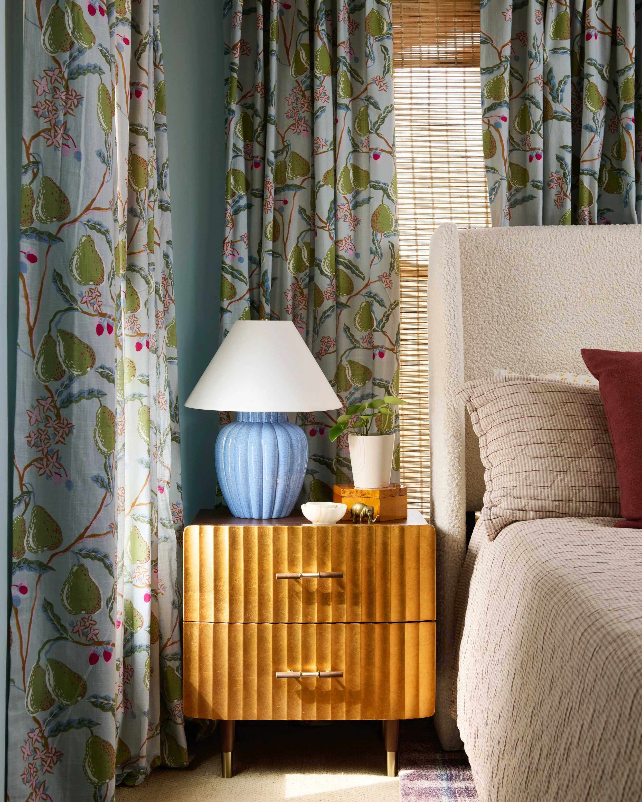 Color Drenched Bedroom